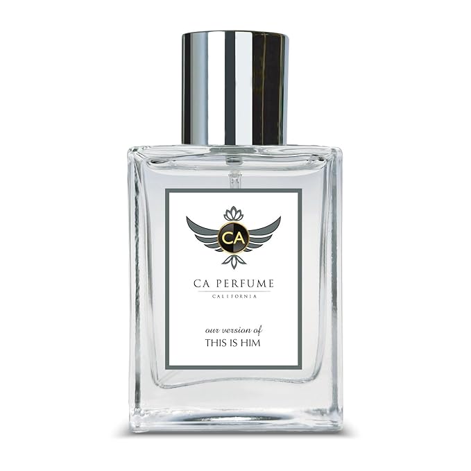 CA Perfume Impression of This Is Him for Men Amber Woody Fragrance Long Lasting Mens Cologne Eau De Parfum 1.7 Fl Oz 50ml