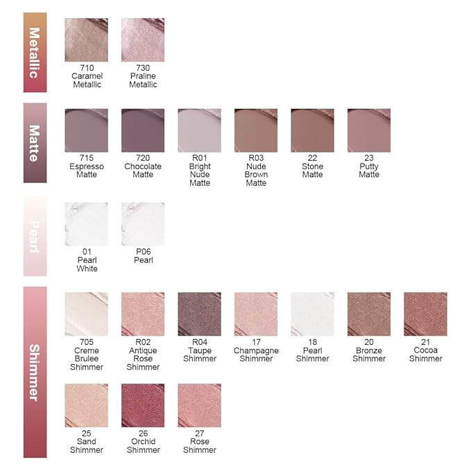 evpct Single Cream Eye Shadow Palette Pot Makeup for Older Women, Orchid Shimmer Glitter Metallic Monochrome Cream to Powder Eyeshadow Palette Eye Brightener, Highly Pigmented Waterproof Blendable