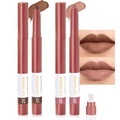 BINGBRUSH Matte Lip Crayon Set – Longwear, Waterproof, Velvet Finish, Built-in Sharpener, Smooth Lip Liner & Gloss (25#+26#, 2 Count (Pack of 1))