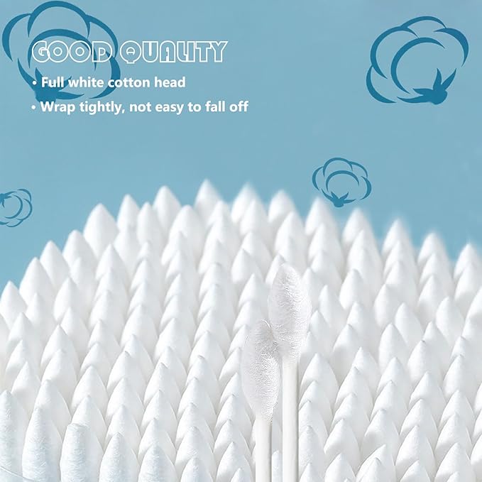 Precision Tip Cotton Swabs/Double Pointed Cotton Buds for Makeup 800pcs