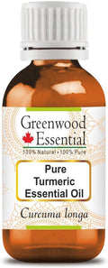 Greenwood Essential Turmeric Essential Oil (Curcuma Longa) Steam Distilled 5ml (0.16 oz)