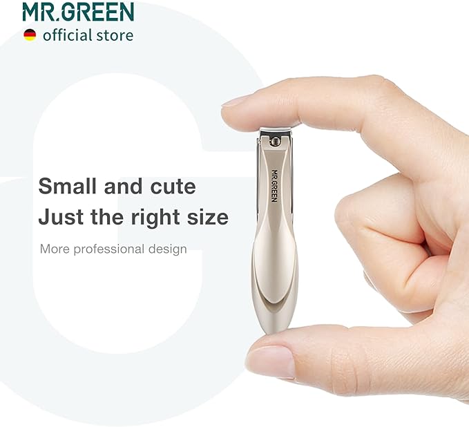 MR.GREEN Baby Safety Nail Clippers Nail Care Clippers Fingernail Cutter Newborn Baby Convenient Nail File Manicure Tools (Parent Child Nail Clipper+Nano Glass File)