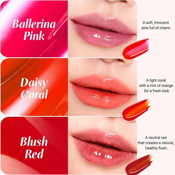 Peel Off Waterproof Lip Tattoo 6g - 24h Long Lasting Korean Lip Stain, Transfer Proof Matte Blush Red with plumping effect (Ballerina PInk)