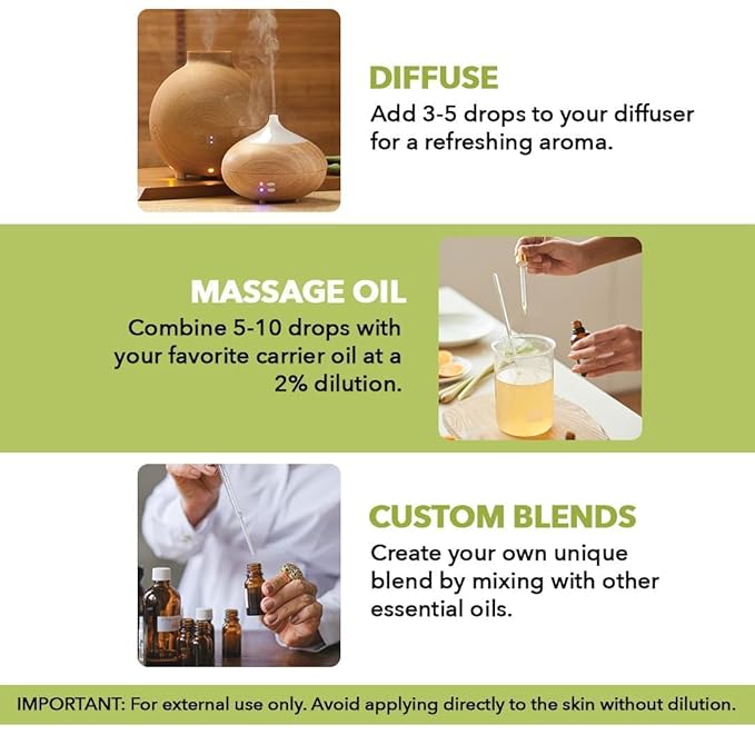 Majestic Pure Lemongrass Essential Oil with Glass Dropper - 4 Fl Oz Pack of 2-100% Pure and Natural Lemongrass Oil - Premium Grade Essential Oils for Diffuser, Aromatherapy, Soap and Candle Making