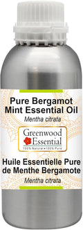 Greenwood Essential Pure Bergamot Mint Essential Oil (Mentha citrata) Steam Distilled 300ml (10.1 oz)