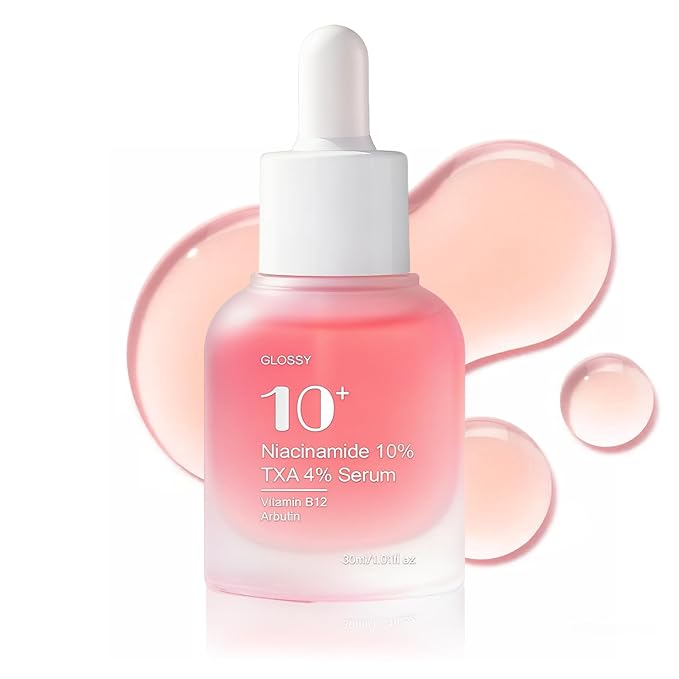 TXA 4% + Niacinamide 10% + Arbutin 2%, Hyaluronic Acid, Hydrating and Clarifying Facial Serum for Smooth, Radiant Looking Skin, Uneven Tone Care (30ml /1.01 fl.oz)