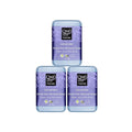 One With Nature Dead Sea Salt Lavender Soap 4oz 3-Pack – Soothing and Exfoliating Soap Bar with Dead Sea Minerals for Face & Body, for Men & Women