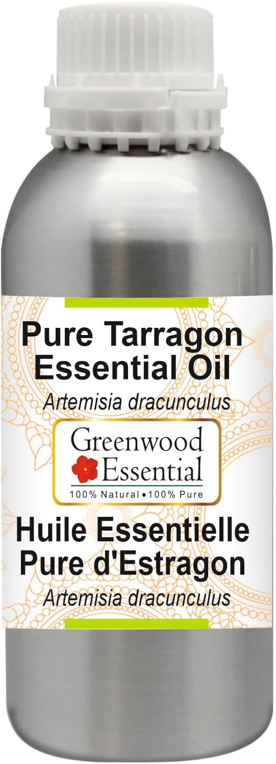 Greenwood Essential Pure Tarragon Essential Oil (Artemisia Dracunculus) Steam Distilled 1250ml (42 oz)