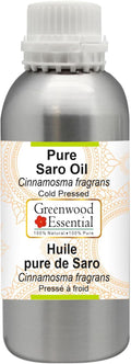 Greenwood Essential Pure Saro Essential Oil (Cinnamosma fragrans) Steam Distilled 1250ml (42 oz)