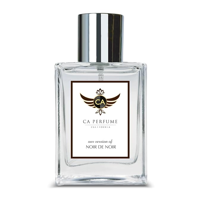CA Perfume Impression of Noir De Noir for Women and Men Long Lasting Unisex Fragrance Eau De Parfum 1.7 Fl Oz 50ml