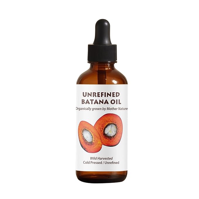 Best Natures Batana Oil for Hair Growth and Repair: Raw Batana Oil from Honduras - 100% Pure & Natural - For Thicker & Stronger Hair. Recognized by Dr. Sebi (1 fl oz)