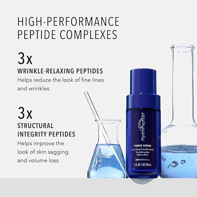 HydroPeptide Power Serum, Anti-Aging Lifting Wrinkle Treatment, Increases Skin Hydration, 1 Ounce