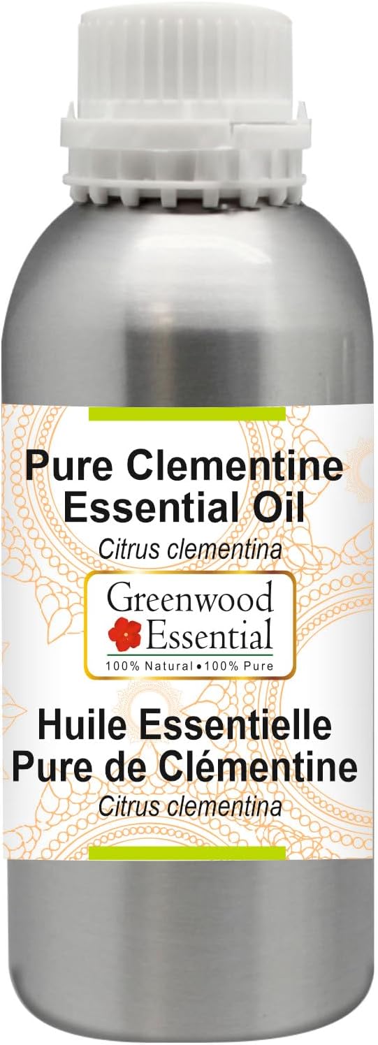 Greenwood Essential Pure Clementine Essential Oil (Citrus Clementina) Steam Distilled 1250ml (42.2 oz)