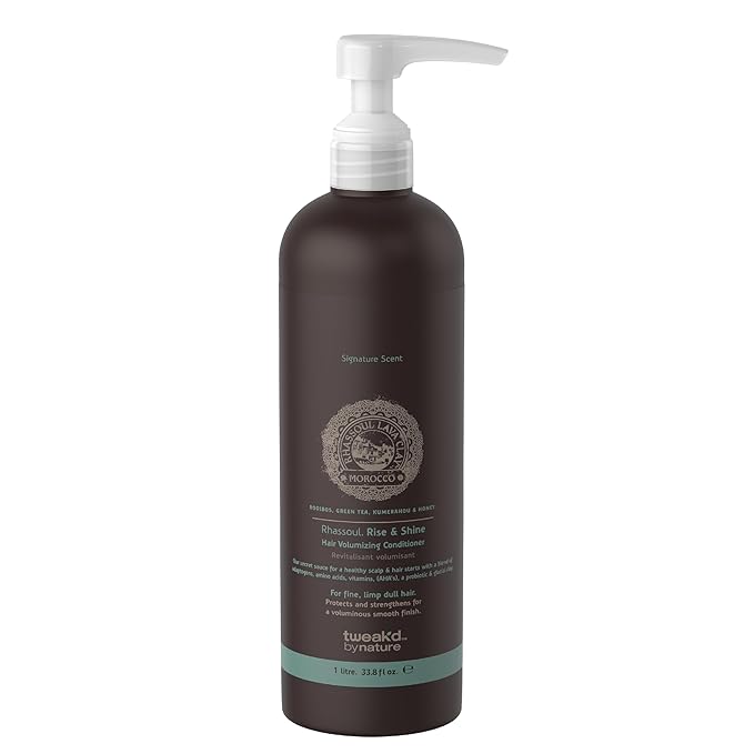 Tweak’d by Nature - Rise & Shine Hair Volumizing Conditioner for Fine Hair, Paraben Free and Sulfate Free Conditioner, Hydrating Hair Care for Soft, Tangle-Free Finish (33.8 ounces)