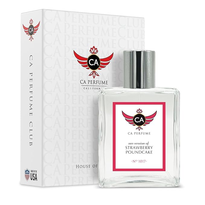 CA Perfume Impression of Strawberry Poundcake for Women Eau De Parfum Spray Long Lasting Floral Fruity Gourmand Perfume (3.4 Fl Oz / 100ml)