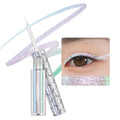 CHARMACY Chameleon Liquid Glitter Eyeliner - Highly Pigmented, Metallic MultiColor Shifting, Waterproof, Ultra-Fine Tip, Longwearing, Smudge-proof (#303)