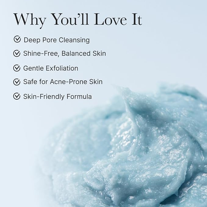 ARENCIA Hyssop Brightening & Deep-Cleansing Face Scrub & Exfoliator - for All Skin Types, Acne-Prone Skin & Blackheads (4.23oz)
