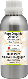 Greenwood Essential Pure Olive Oil (Olea europaea) Cold Pressed 1250ml (42 oz)