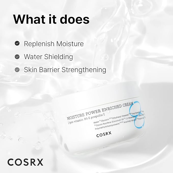 COSRX Hyaluronic Acid Moisturizer for Day & Night with Pro Vitamin B5 (D Panthenol) 50ml/1.69 fl.oz | Propolis Extract, Ceramide, Long Lasting Hydration for Dry, Sensitive Skin, Korean Skin Care