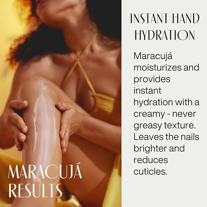 Natura - Ekos Passion Fruit Hand Cream - Calming Balm - Fast Absorption - 24-Hour Deep Hydration Skin Moisturizer - Vegan Skin Care - Brazilian Beauty Secrets - Self Care & Body Care - 1.41oz (40g)