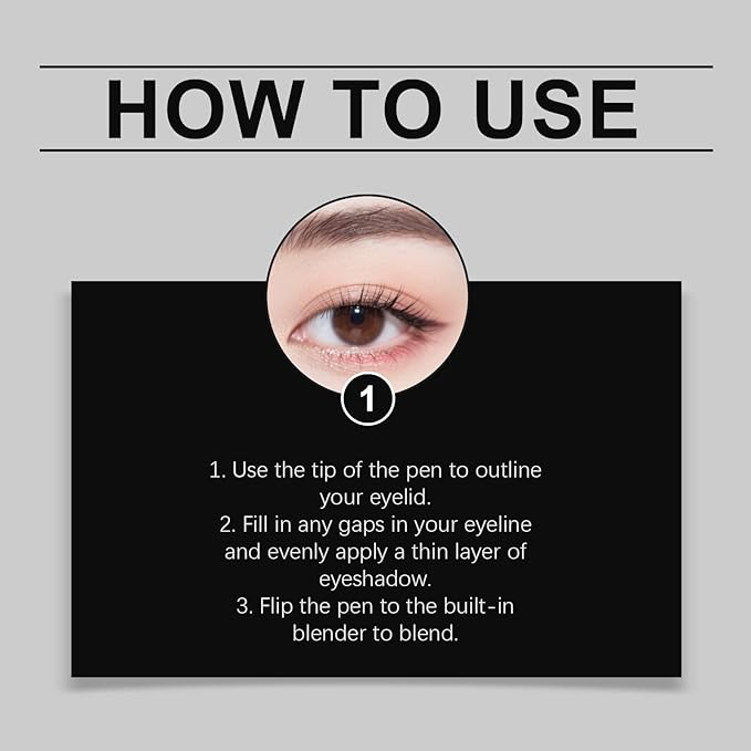Mitlume Perfect Color Duo-Shadow Liner 2-in-1 Eyeliner & Eyeshadow,Chiura Plum Eyeshadow Stick,Waterproof Smudge-Proof Long-Lasting Makeup, Effortless Smoky or Natural Eye Makeup,Easy to Color(02+05)