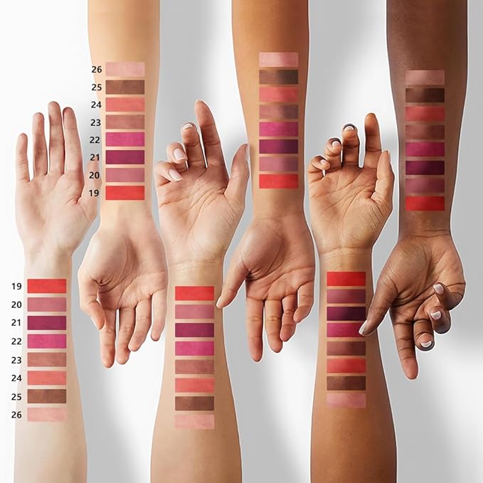 evpct Dark Brown Lip Liner Crayon Pencils Set for Women, Matte Lip Stick Crayon Long Lasting, Lips Pencil Liner and Lipstick set, Lipliner Pencil, 24 Hours Long Wearing Lipstick Built-in Sharpener 25