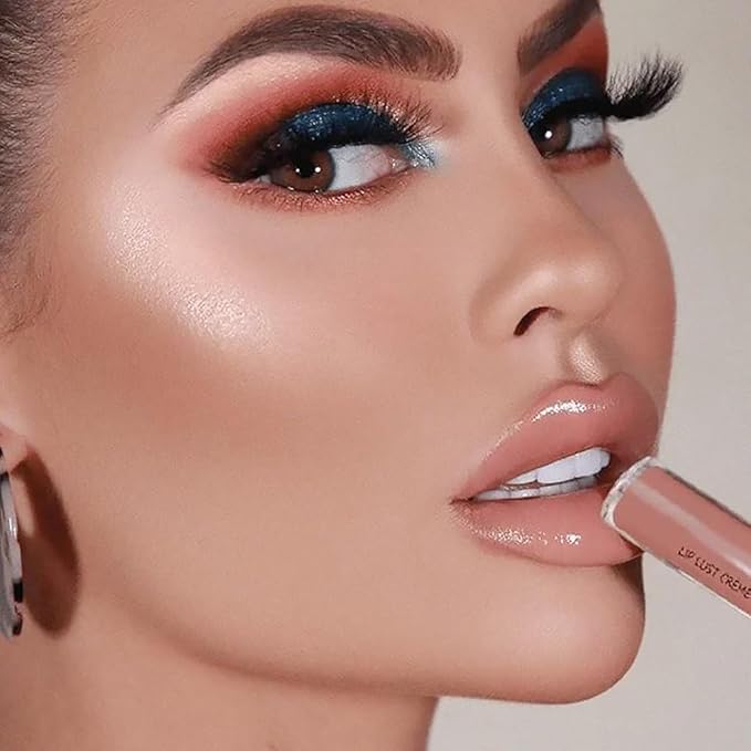 12 Color Cream Lip Gloss, 2025 New Cream Texture Lipstick Non-Stick Lip Gloss, Long Lasting Lipstick Hydrating Lip Tint Natural Non-Fading Liquid Lip Stick for Women (#14, One Size)