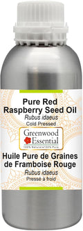 Greenwood Essential Pure Red Raspberry Seed Oil (Rubus idaeus) Cold Pressed 300ml (10 oz)