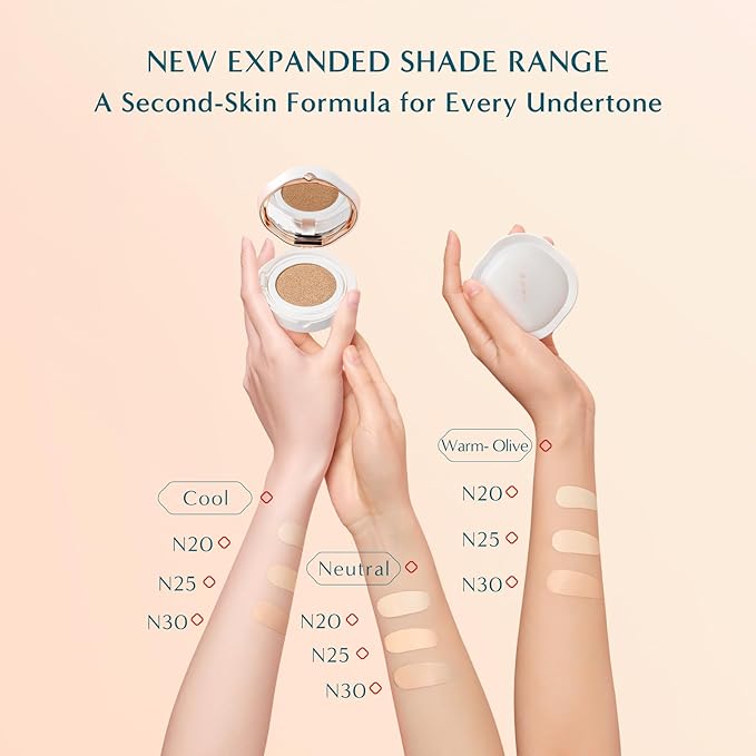 Florasis Flawless Jade Breathable Weightless Matte Cushion Foundation (N30 Bathing Beauty, 1 Count)