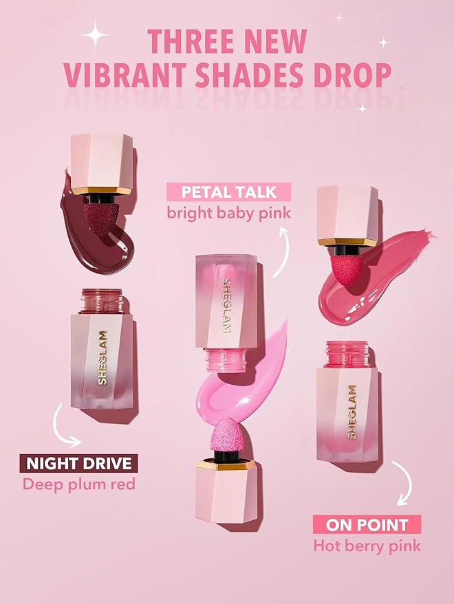 SHEGLAM Color Bloom Liquid Blush Makeup for Cheeks Matte Finish - On Point