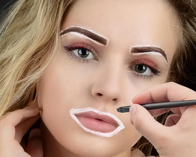 20g Brow Mapping Paste for Eyebrows design, Brow Shape and Define,Draw Or Sketch The Right Shape Of The Eyebrow Eyebrow Tinting Tool Permanent Makeup Microblading of Eyebrow and Lips, Eyebrow Henna and Tinting Tool (Pink Paste)
