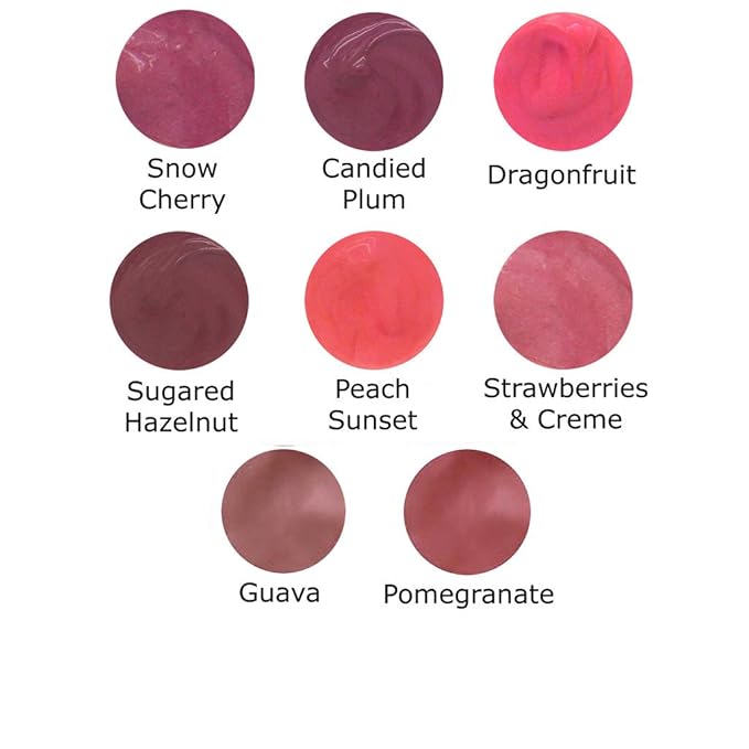 Lauren Brooke Cosmetiques Natural Color Fusion Lip Glaze, Lip Color (Candied Plum)