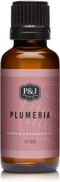 P&J Fragrance Oil | Plumeria Oil 30ml - Candle Scents for Candle Making, Freshie Scent, Soap Making Supplies, Diffuser Oil Scents