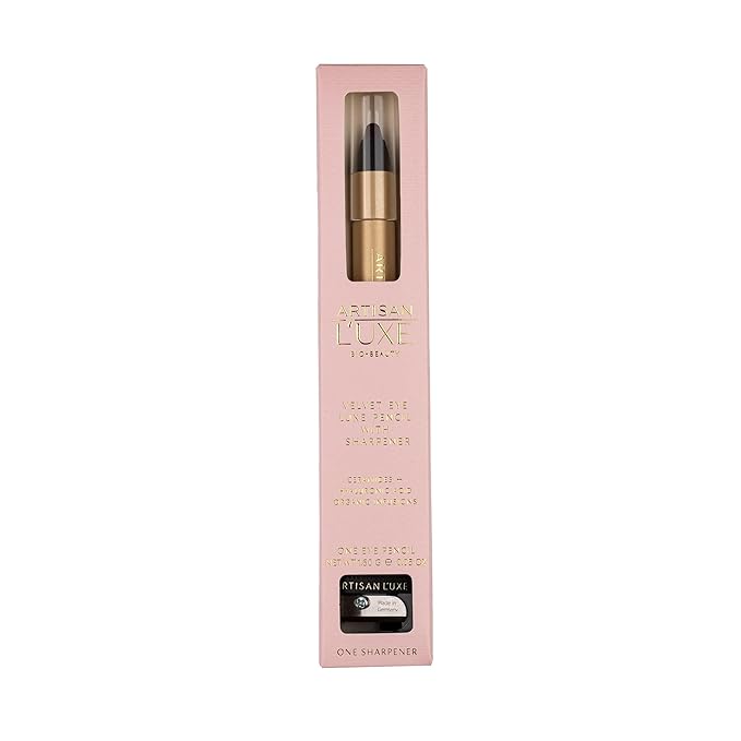 Artisan L'uxe Beauty Velvet Jumbo Eyeliner Pencil Smokey Eyes in 3 Minutes Water Proof, Smudge Proof, Long Lasting Age Defying Essential Oils Entice (Shade: Violet)