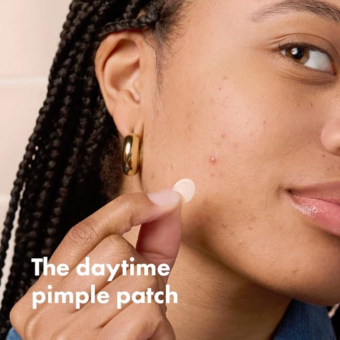 Mighty Patch™ Invisible+ Patch - Daytime Hydrocolloid Acne Pimple Patches for Covering Zits and Blemishes, Ultra Thin Spot Stickers for Face and Skin (24 Medium and 15 Small Patches)