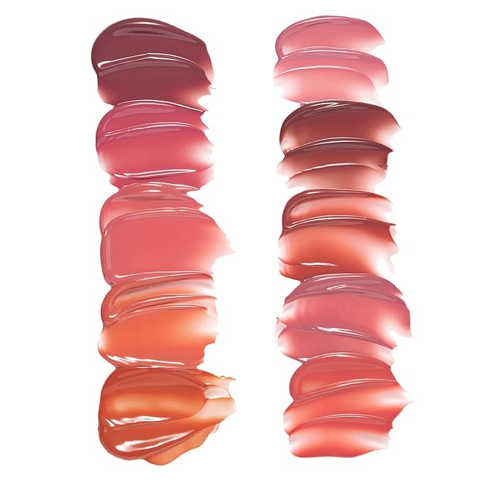 Laka Jelling Nude Gloss, 4.5g/0.15oz, Sheer Hydrating Lip Oil with No Stain, Non-Sticky, Nourishing Gloss for a Fresh, Glowy Look, Vegan, Clean Beauty Makeup, K-Beauty (#307 Coco Ring)