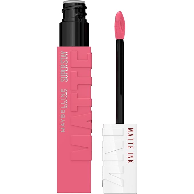 Maybelline Super Stay Matte Ink Liquid Lipstick Makeup, Long Lasting High Impact Color, Up to 16H Wear, Inspirer, Light Mauve Pink, 1 Count, Packaging May Vary