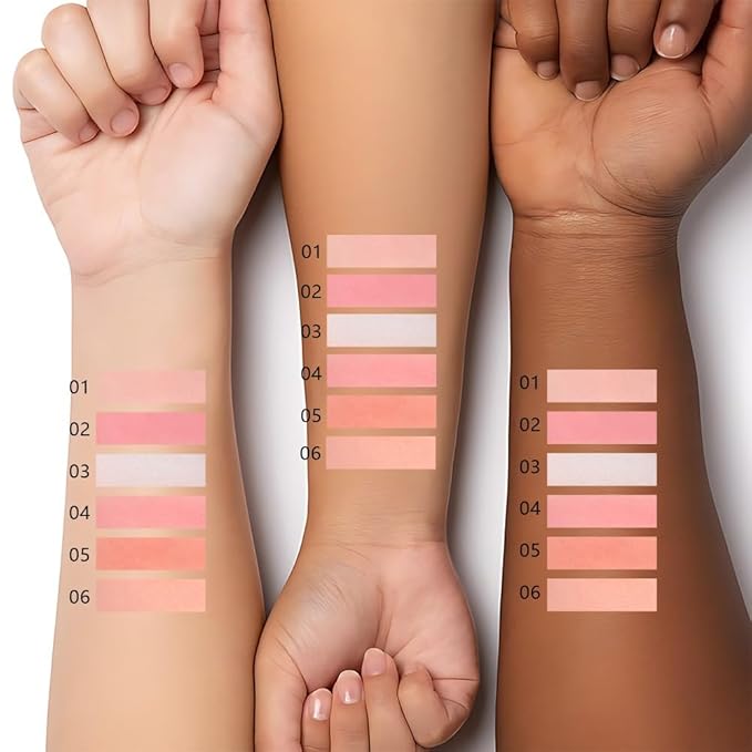 Matte Blush Powder for Cheeks, Cruelty Free Makeup – Long Lasting Natural Face Blusher Makeup, Lightweight Blendable Cheek Color Palette for Women All Skin Tones - #02 Rose Pink
