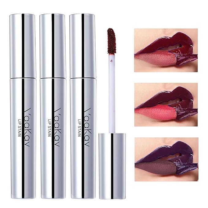 Peel Off Lip Tint Matte Long-Lasting Lip Liner Tattoo Waterproof Temperature Color Sense Lip Stain Smudge Proof Transfer Proof Highly Pigmented Gift for Girl(02 Orange Light)
