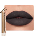 SUAKE Plump Matt Lipstick Lipliner Pencil Pack,Waterproof Crayon with Silicone Smudger for Define Contours & Sculpting Lip, Longwear Moisture Smooth Creamy Formula for Lip Makeup-09 Deep Black