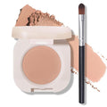 Single Eyeshadow Nude Eyeshadow Primers,Matte Ultra Fine Lightweight Powder Multiuse Blendable Makeup Eyeshadow for Women Girls,High Pigment Daily Warm Tone Eyes Makeup (04 Autumn Apricot)