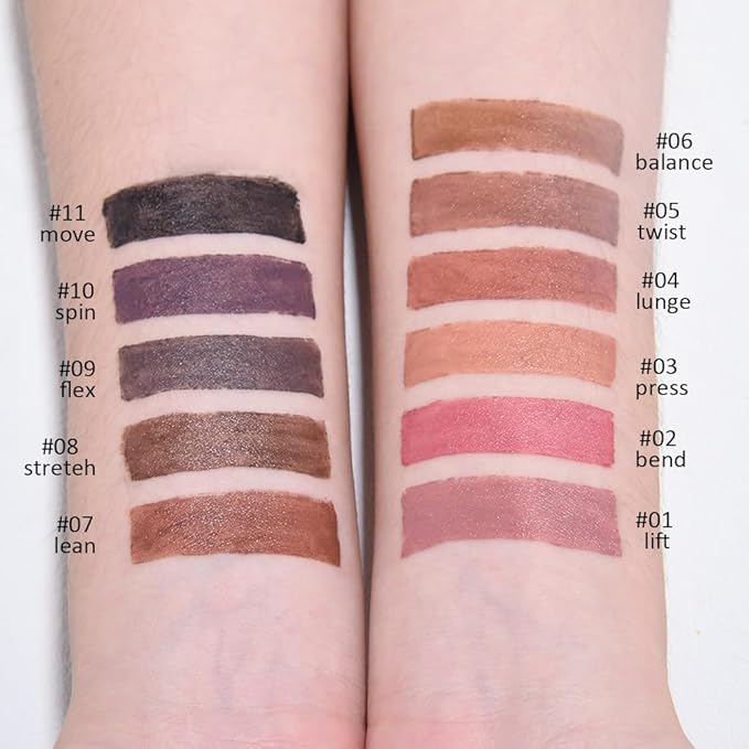 SUAKE Plump Matt Lipstick Lipliner Pencil Pack,Waterproof Crayon with Silicone Smudger for Define Contours & Sculpting Lip, Longwear Moisture Smooth Creamy Formula for Lip Makeup-01 Plum