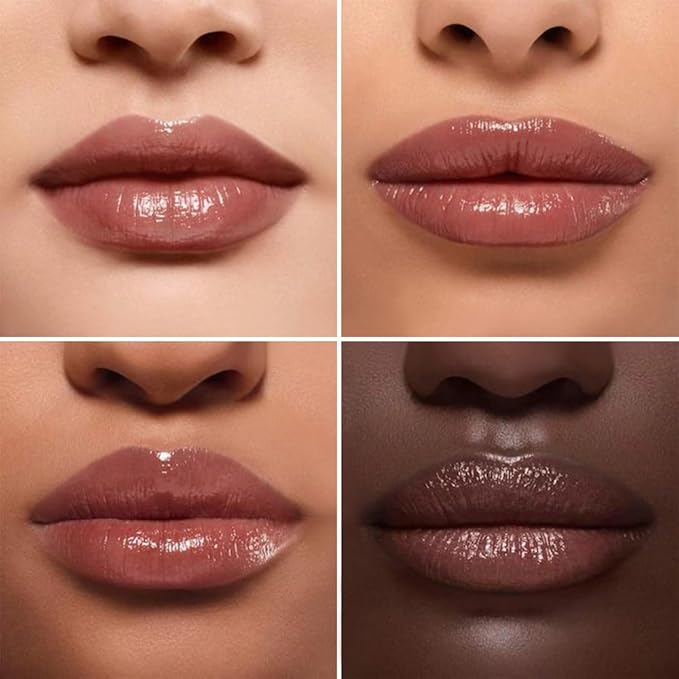 Black Cherry Nude Tinted Honey Lip Balm, Sheer Hydrating Moisturizing Lipstick for All Skin Type, Natural Black Cherry Lip Tint Balm Moisturizing Nourishing Lipstick Long Lasting Waterproof