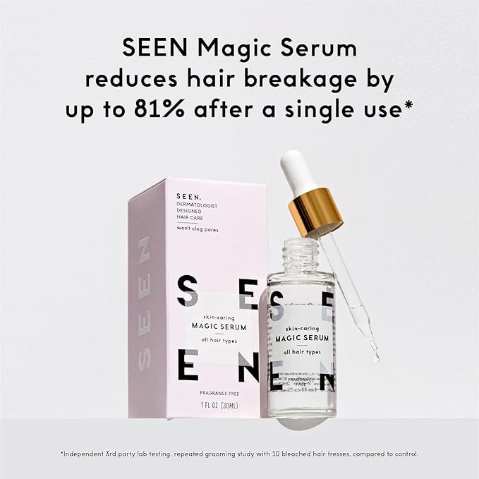 SEEN Discovery Kit - Fragrance Free - Non-Comedogenic & Formulated without SulfatesHair Set- Dermatologist-Developed - Safe for Sensitive, Eczema & Acne Prone Skin