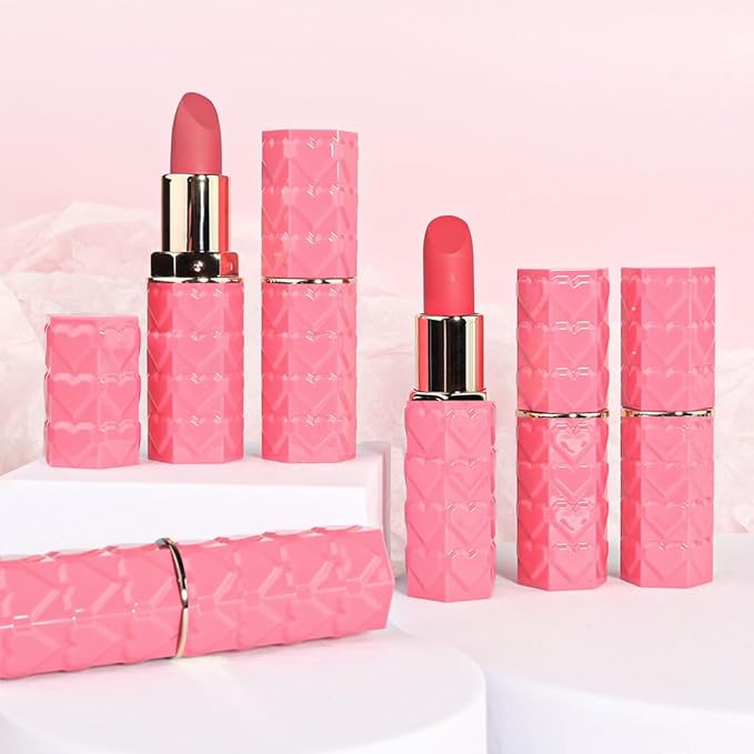 Labiales Magicos 24 Horas Originales: 3 Pcs Matte Velvet Lipstick Set for Women, Nude Long Lasting Matte Lipstick 24H Waterproof for Girls, Natural Lip Makeup