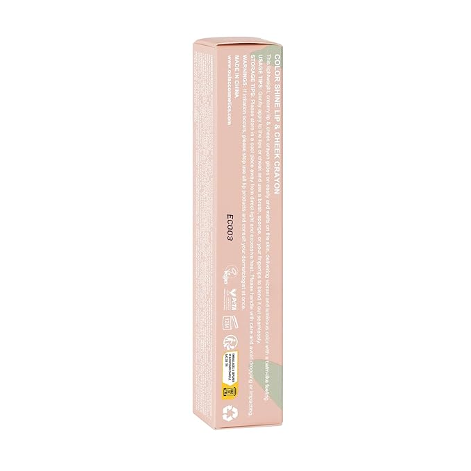 Oulac Pink Nude Lipstick - Moisturizing Lipstick Tinted Lip Balm for Dry Lips, Hydrating Creamy Lip Crayon & Blush - Lip Colour and Cheeks Makeup | 2.48g, Fruit Surge (02)