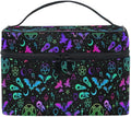Makeup Bags, Gothic Different Magic Elements Makeup Organizer Bags Toiletry Bag Box Travel Cosmetic Bag Make Up Train Case for Women Teen Girl Ladies