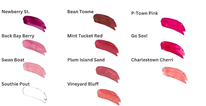 Healthy, Naturally Lip Plumping Clear LipGloss, Southie Pout (.25oz) - Vegan, Plant-Based ingredients. Cooling Mint Enhances Fullness, while Avocado Oil and Jojoba provides lasting Hydration.