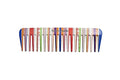 Rock & Ruddle Wide Tooth Comb. Perfect for Detangling Wet Hair and Applying Hair Color. Folio Society Stripe Design