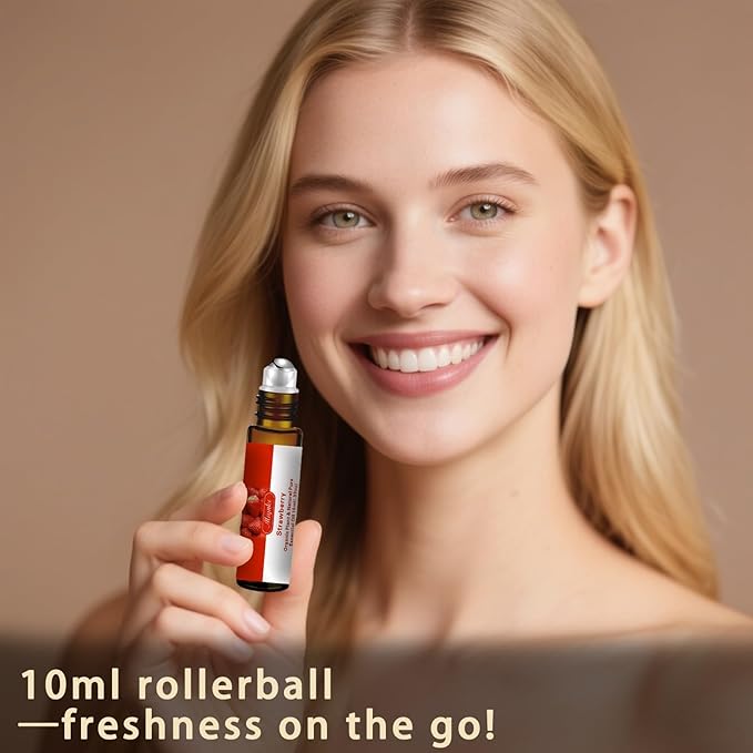 Strawberry Essential Oil-Strawberry Fragrance Oil 4.33oz (130ml)-100% Pure Natural Scent for Diffusers, Candles, Soap Making & Aromatherapy-Relaxing Home & Gift Essential Oil for Bath, Massage